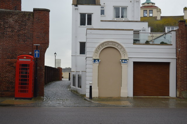 An accurately located doorway - geograph.org.uk - 4478898.jpg