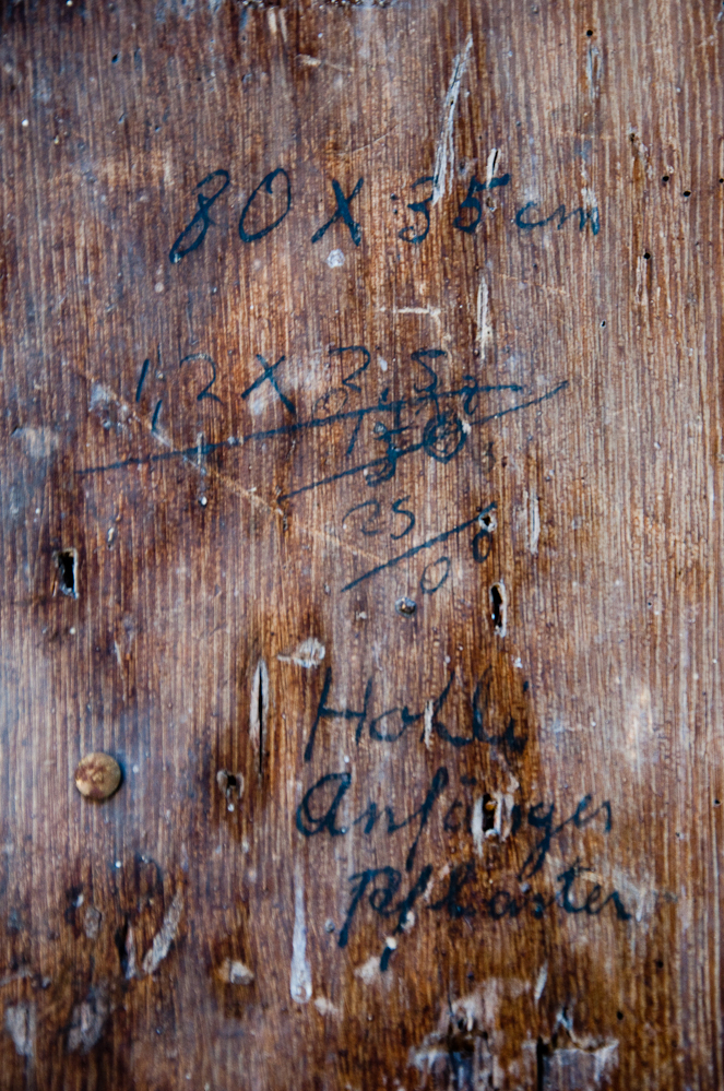Hand written calculation in pen on wood 20100807- DSC9863 (4872041740).jpg